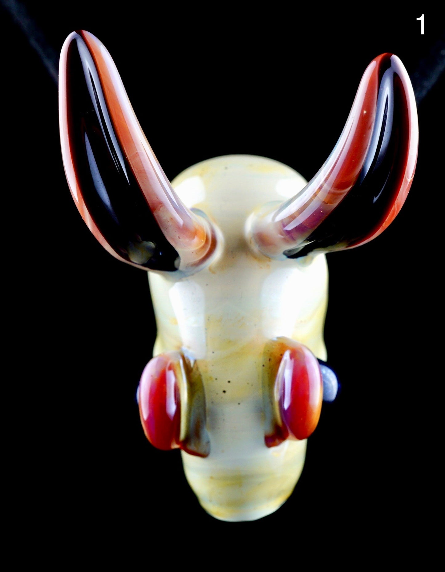 Dual-Sided Kangaroo Skull Pendant