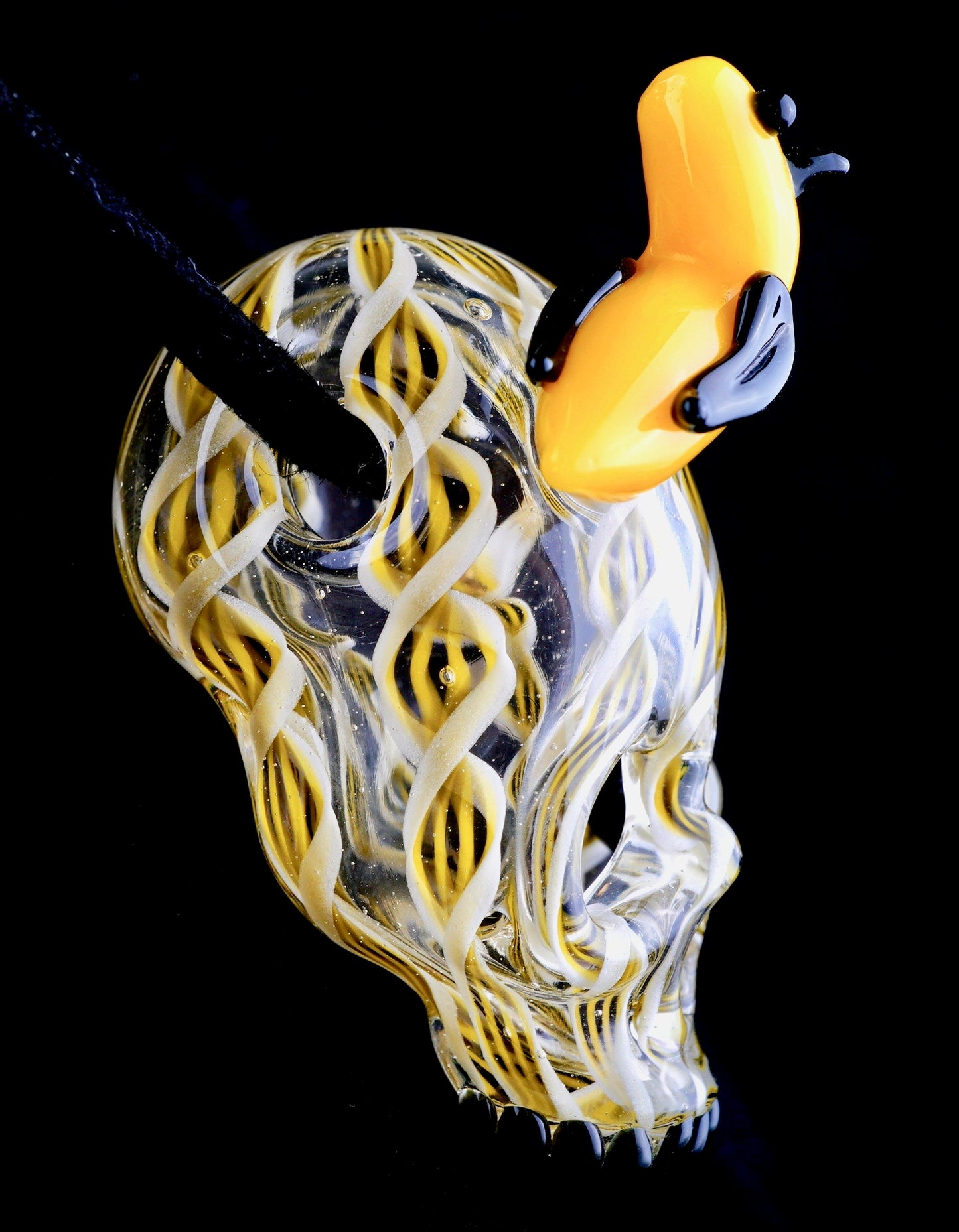 Zanfirico Bird Skull Pendant with Wu Tang Eye