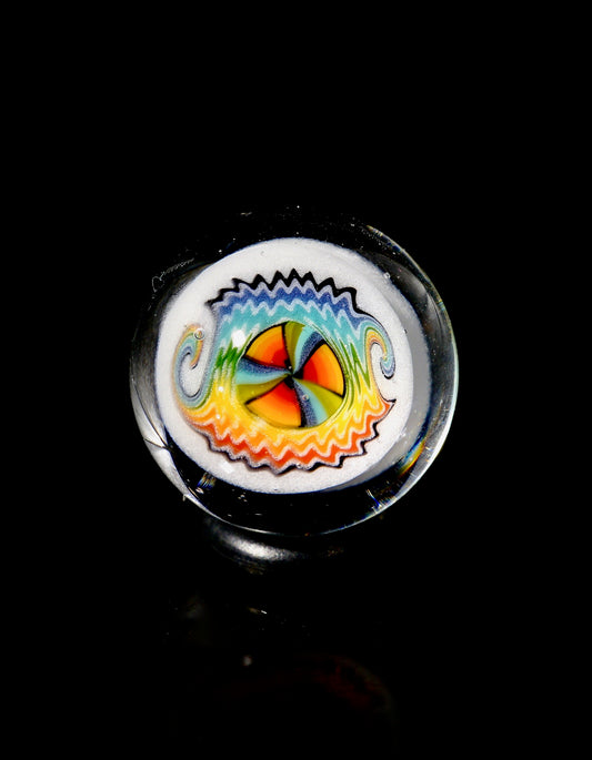 Rainbow Wigwag Pinwheel Terp Guard Pearl (12mm)