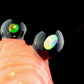 Opal-ed Out CFL Shifty Peach Monkey Pendant