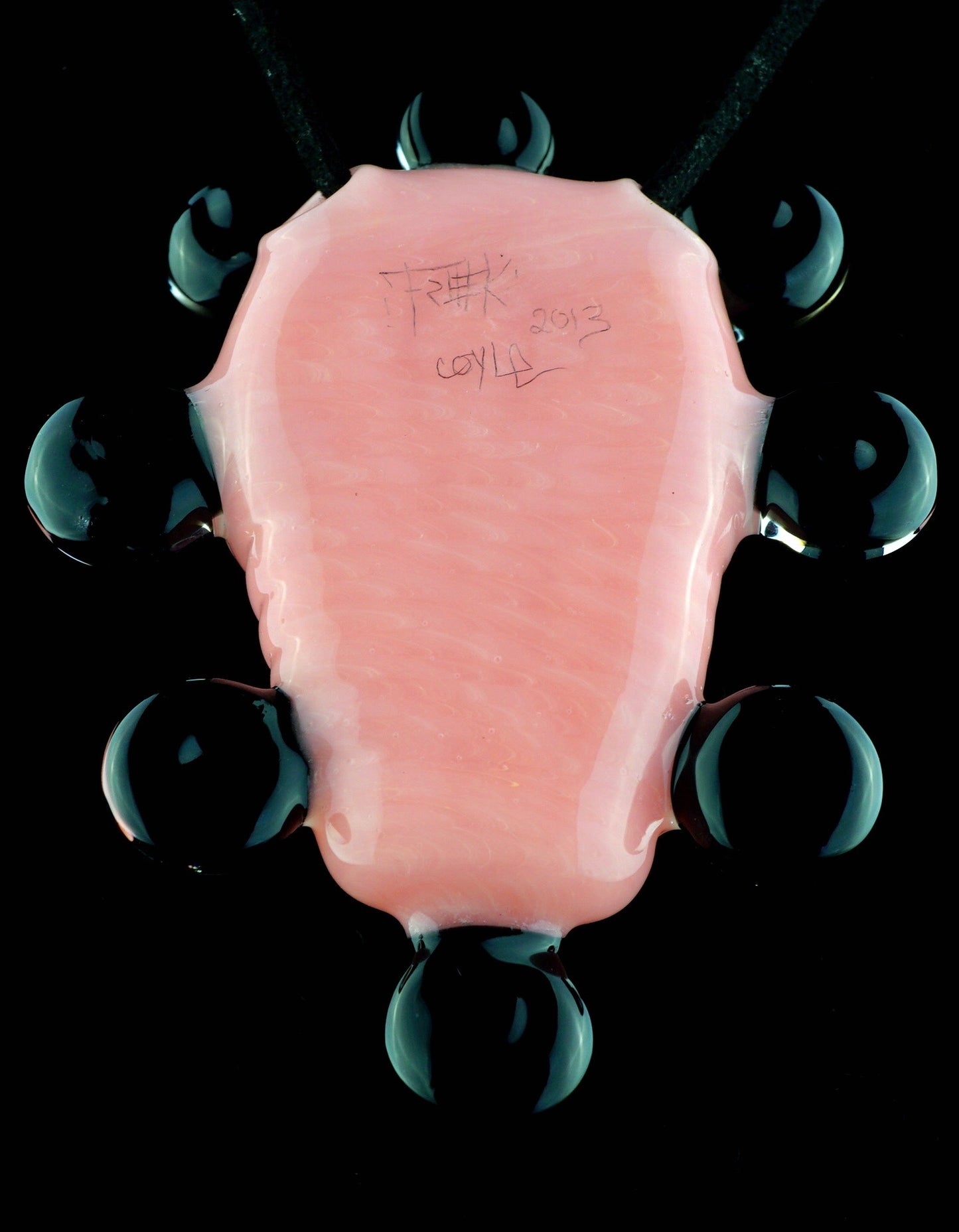 Opal-ed Out CFL Shifty Peach Monkey Pendant