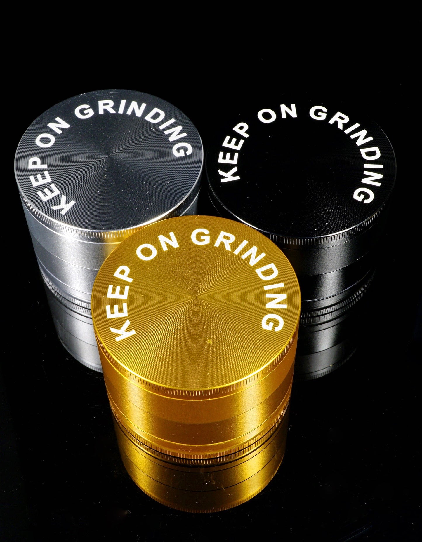 Luxury Herbal Grinder (silver / gold / black)
