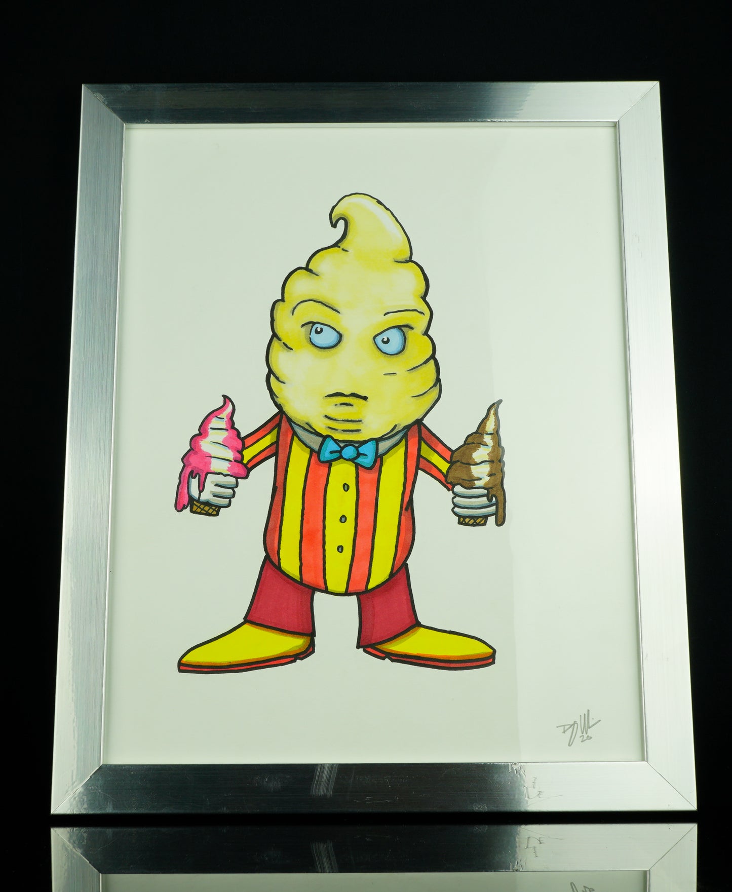 Mr. Brain Freeze Soft Serve Rig + Art Print
