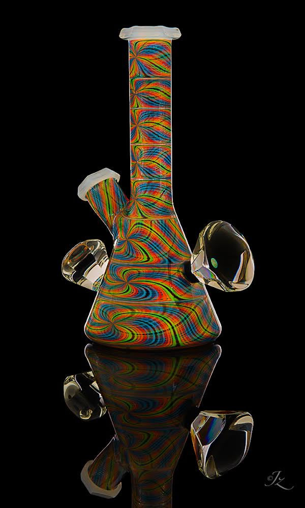 Faceted UV Rainbow Stacker Tube with Attachments