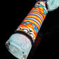 Gold Dichro Aqua Azul Crushed Opal Fire and Ice Dotstack Mini Cruizer