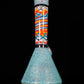 Gold Dichro Aqua Azul Crushed Opal Fire and Ice Dotstack Mini Cruizer