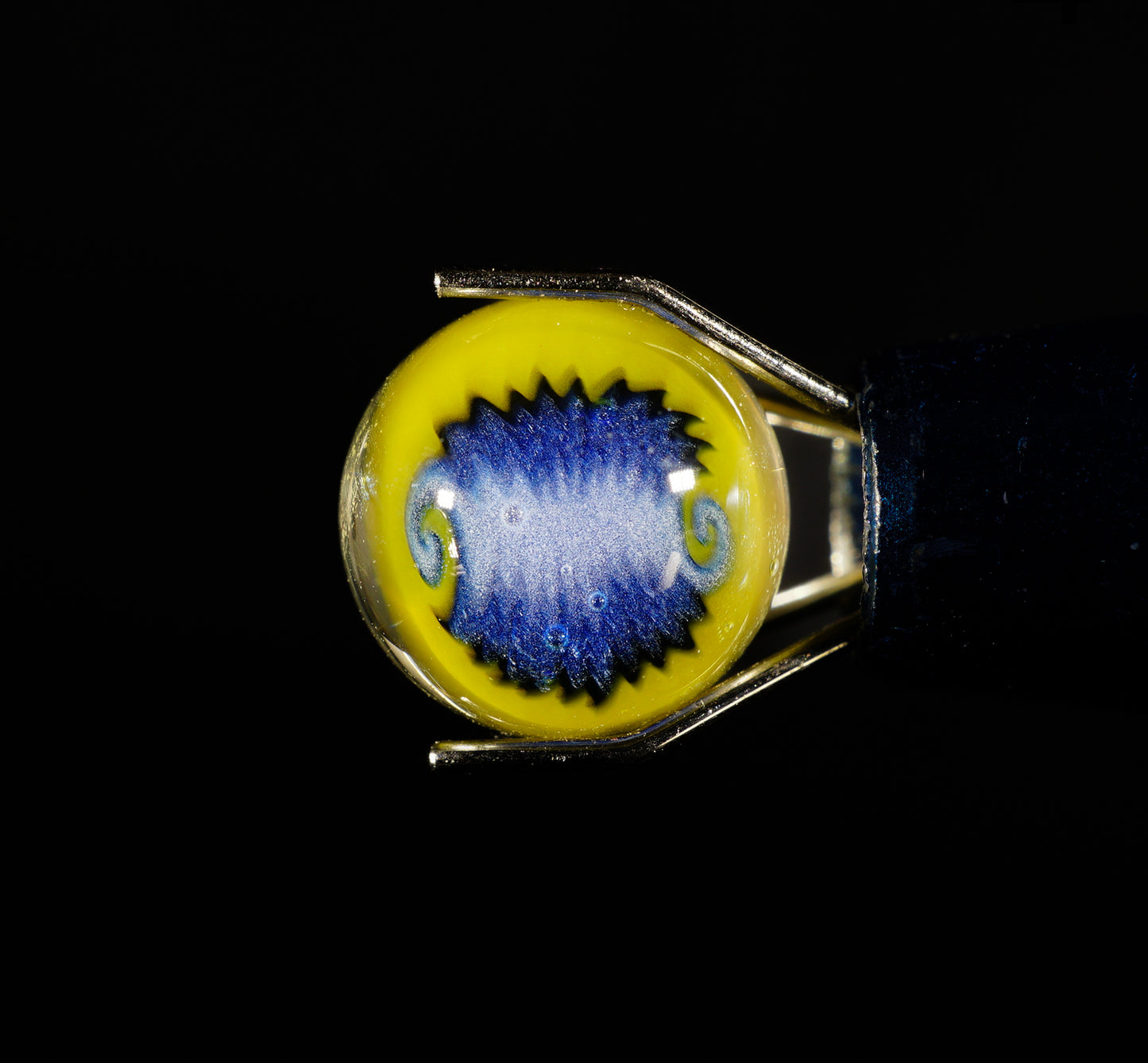 Blue and Yellow Wigwag Terp Pearl (single)