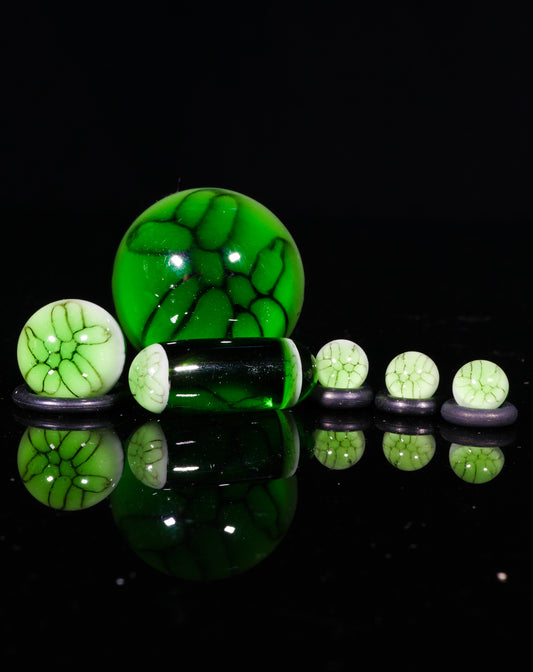 Green Balloon Dog Slurper Set (22mm)