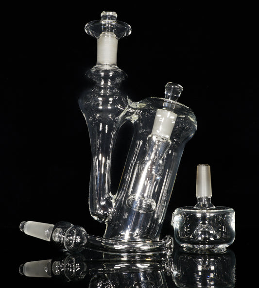 Clear Nomadic Series Re-Lock + Mouthpiece + Slide + 2 Plugs