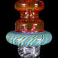 Gold Ruby UV Coil Pot Spinner Cap + Terp Pearls (no.16)