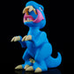 Blue Open Mouth Raptor Vinyl Toy