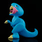 Blue Open Mouth Raptor Vinyl Toy