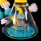 Canary and Aqua Azul Reactor Beaker + Ash Catcher + Slide