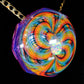 Faceted Royal Jelly Rainbow Retti Opal Pendant no.5