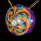 Faceted Royal Jelly Rainbow Retti Opal Pendant no.5