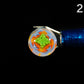 UV Fire and Ice Dichro Pillar - various designs (single)