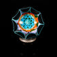 Galaxy and Aqua Dotstack Full Spectrum Medium Slurper Marble