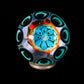Galaxy and Aqua Dotstack Full Spectrum Medium Slurper Marble