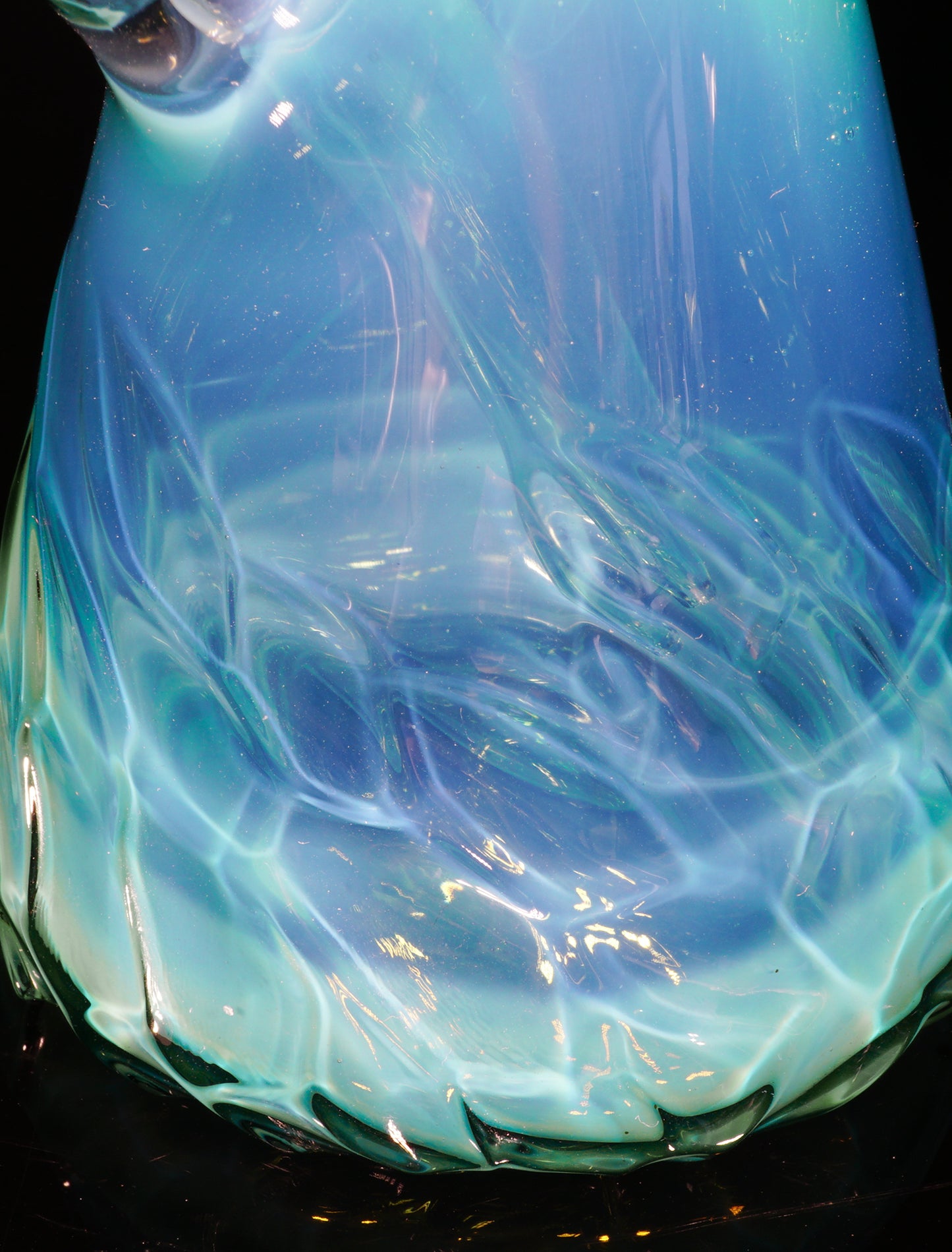 Emerald Mint and Ghost Ice Cave Beaker