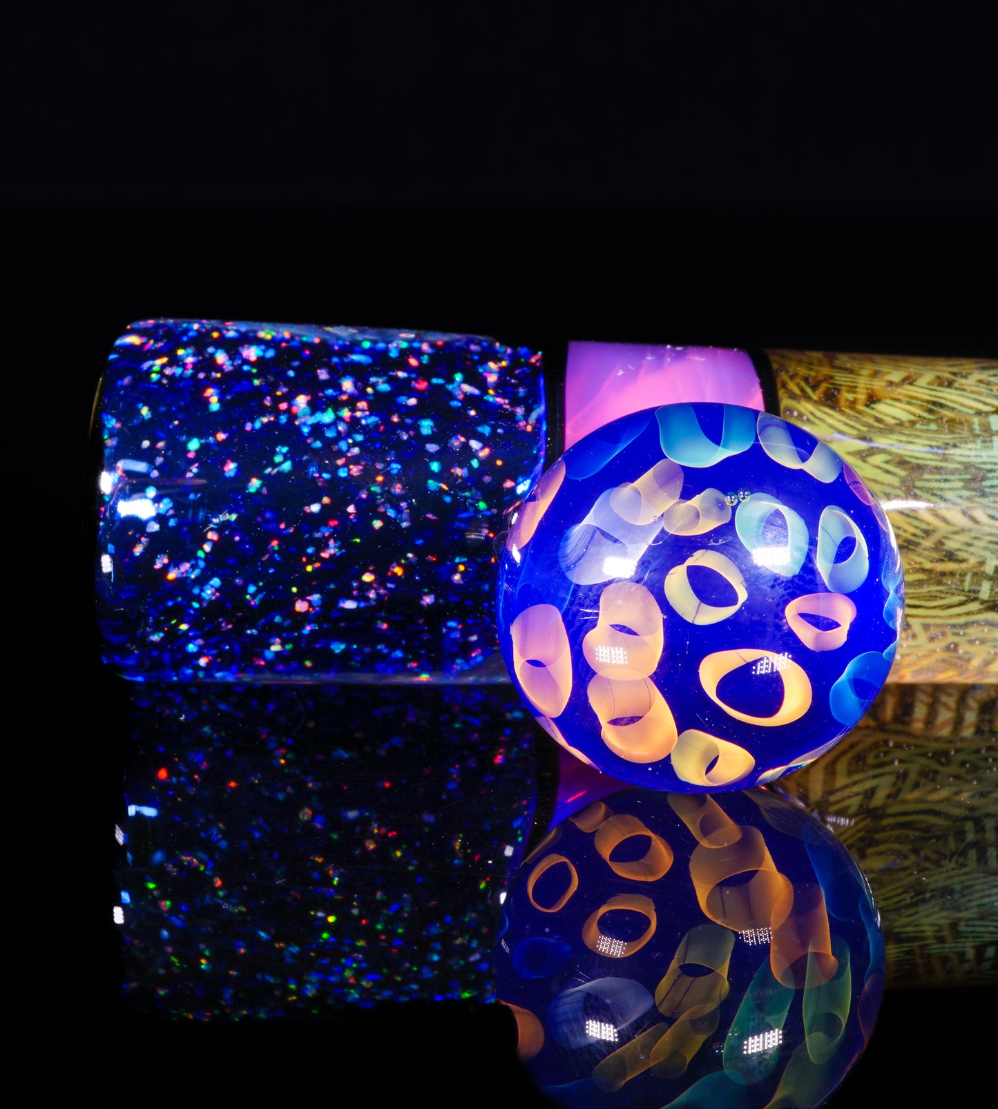 Fume, Murrine, Crushed Opal Chillum