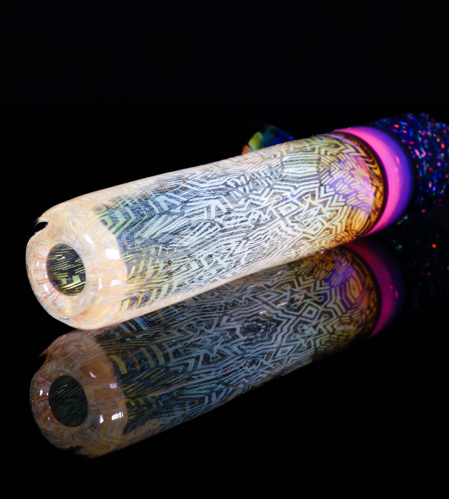 Fume, Murrine, Crushed Opal Chillum