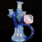 Fume and Crushed Opal Extruded Cube Recycler