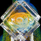 Fume and Crushed Opal Extruded Cube Tube