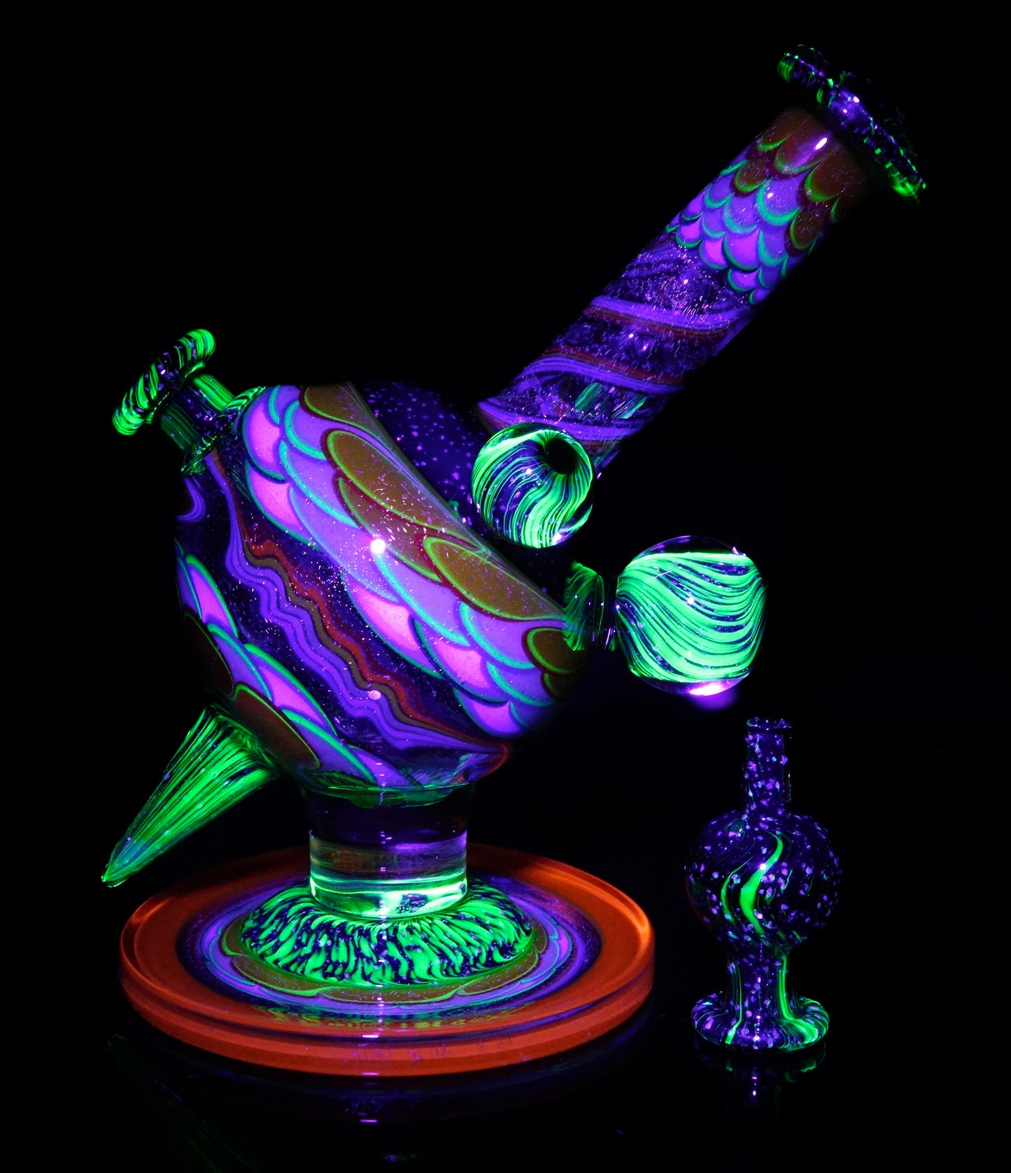 WYG / Cajun / Marni Dichro and UV Dotstack Heliosphere + Bubble Cap