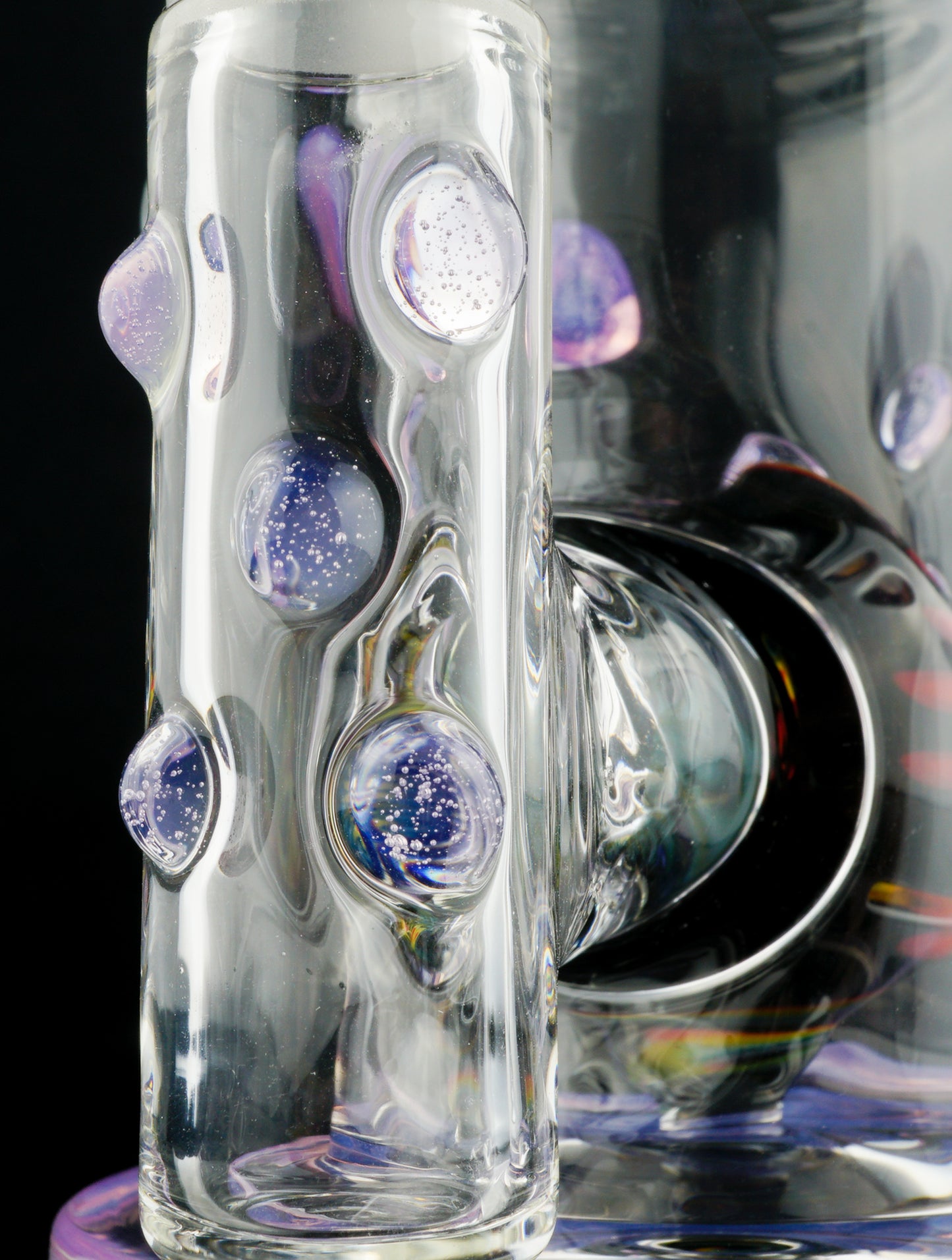 Purple Rain Mini Tube with Faceted Accent