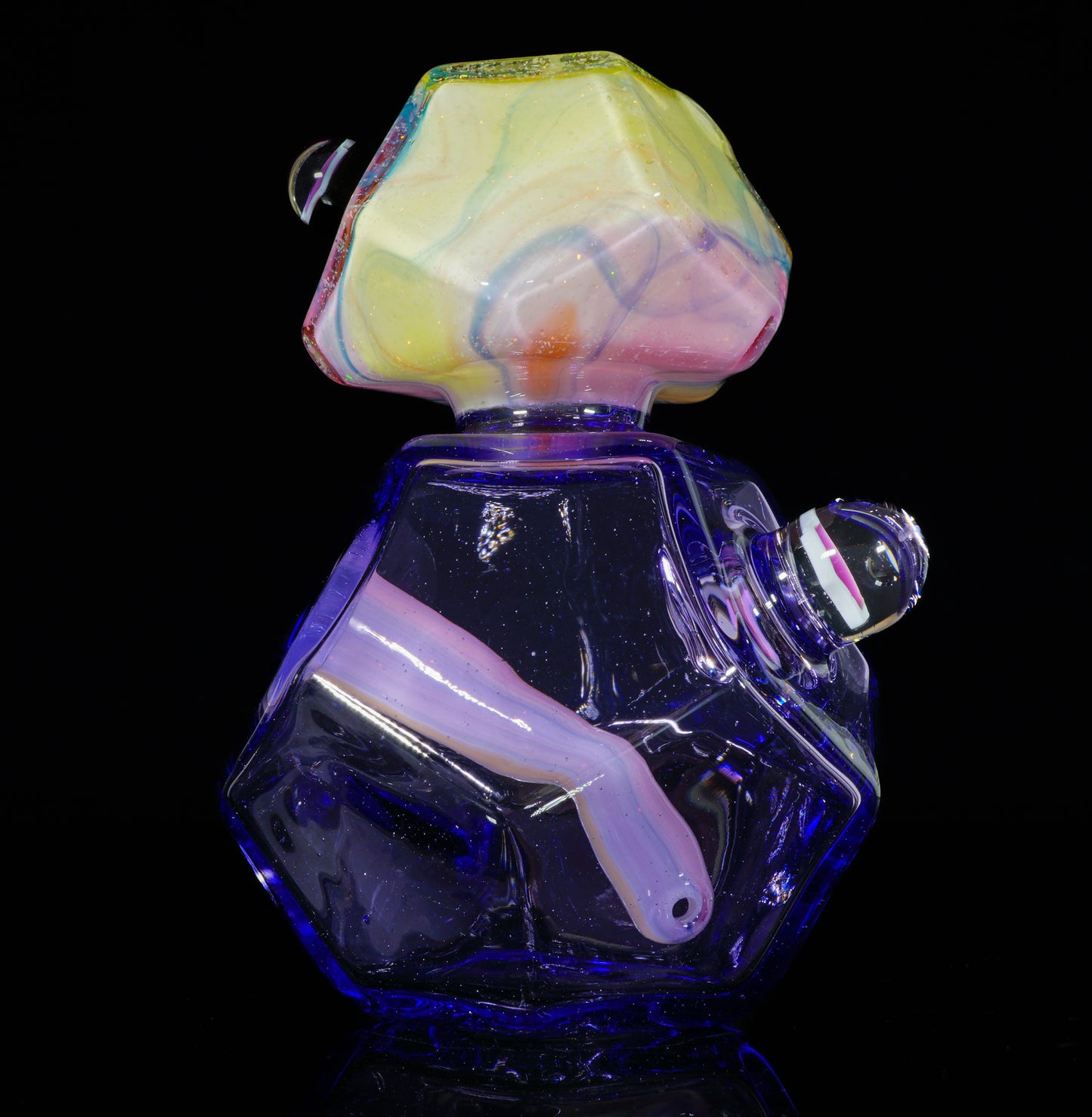 Crushed Opal UV Scribble Tech Voyager + Pendant