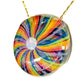 Gold Amethyst Rainbow Retti Opal Pendant no.3