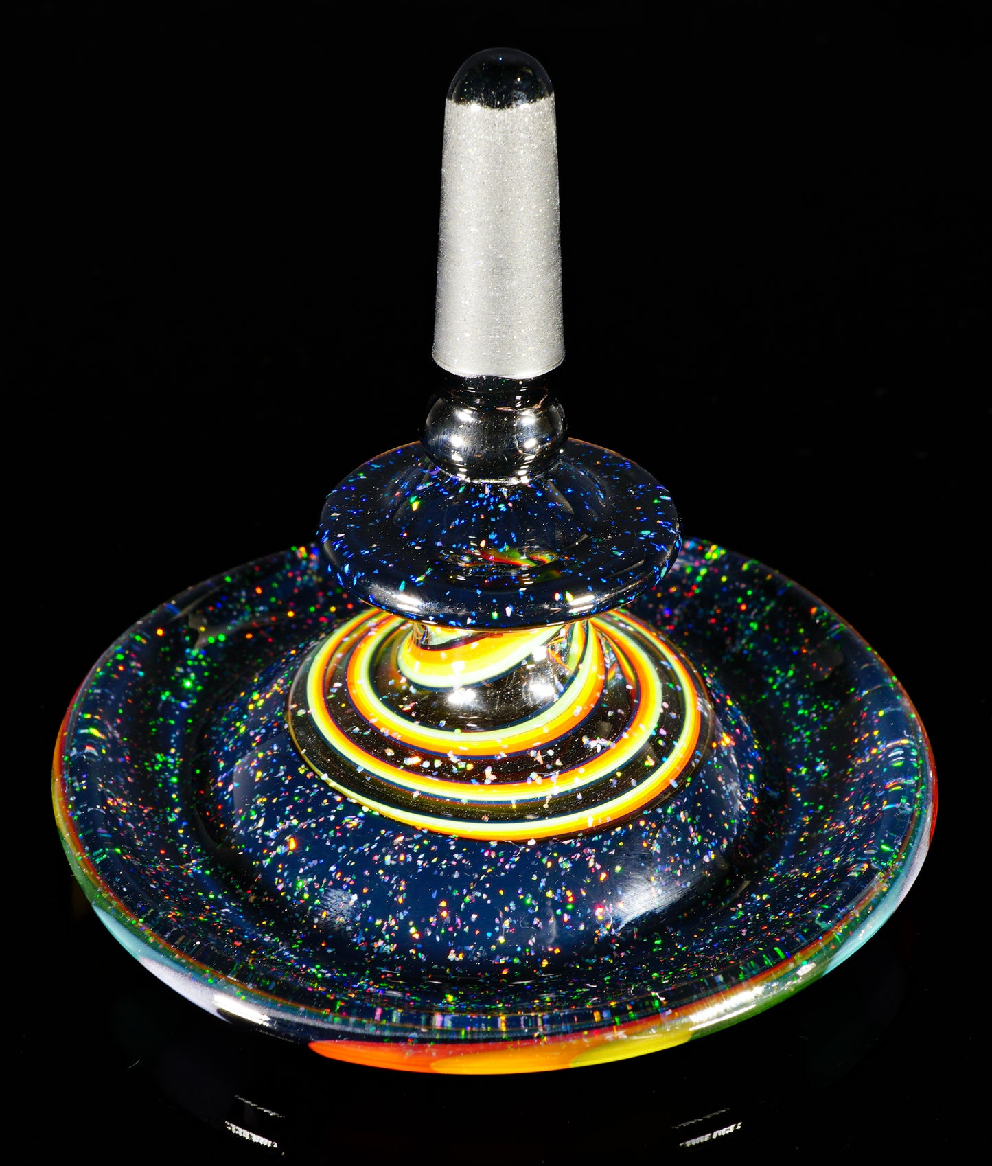 Crushed Opal Rasta Dotstack Venetian Series Re-Lock + Slide + Removable Base