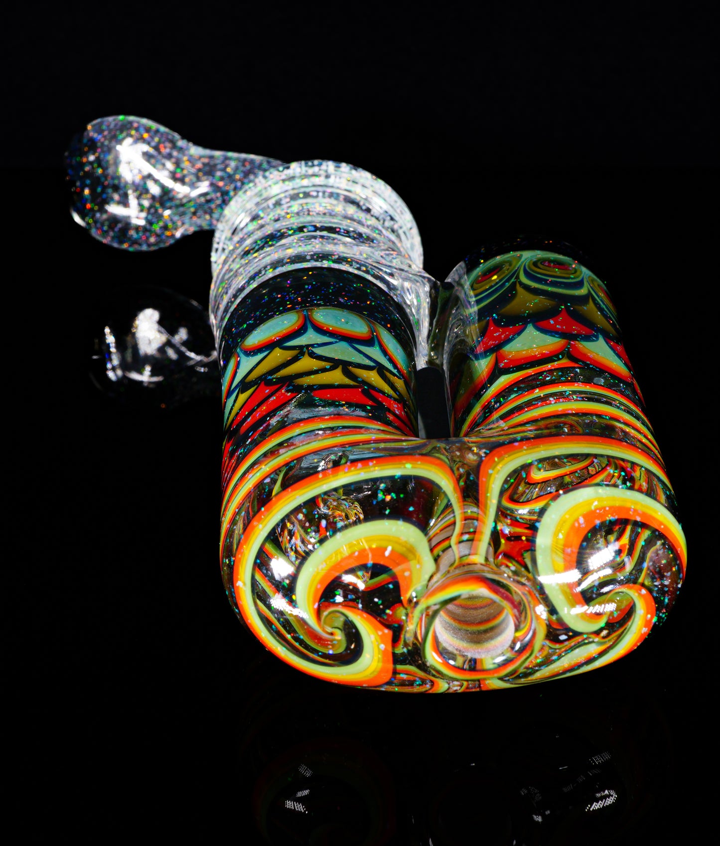 Crushed Opal Rasta Dotstack Venetian Series Re-Lock + Slide + Removable Base