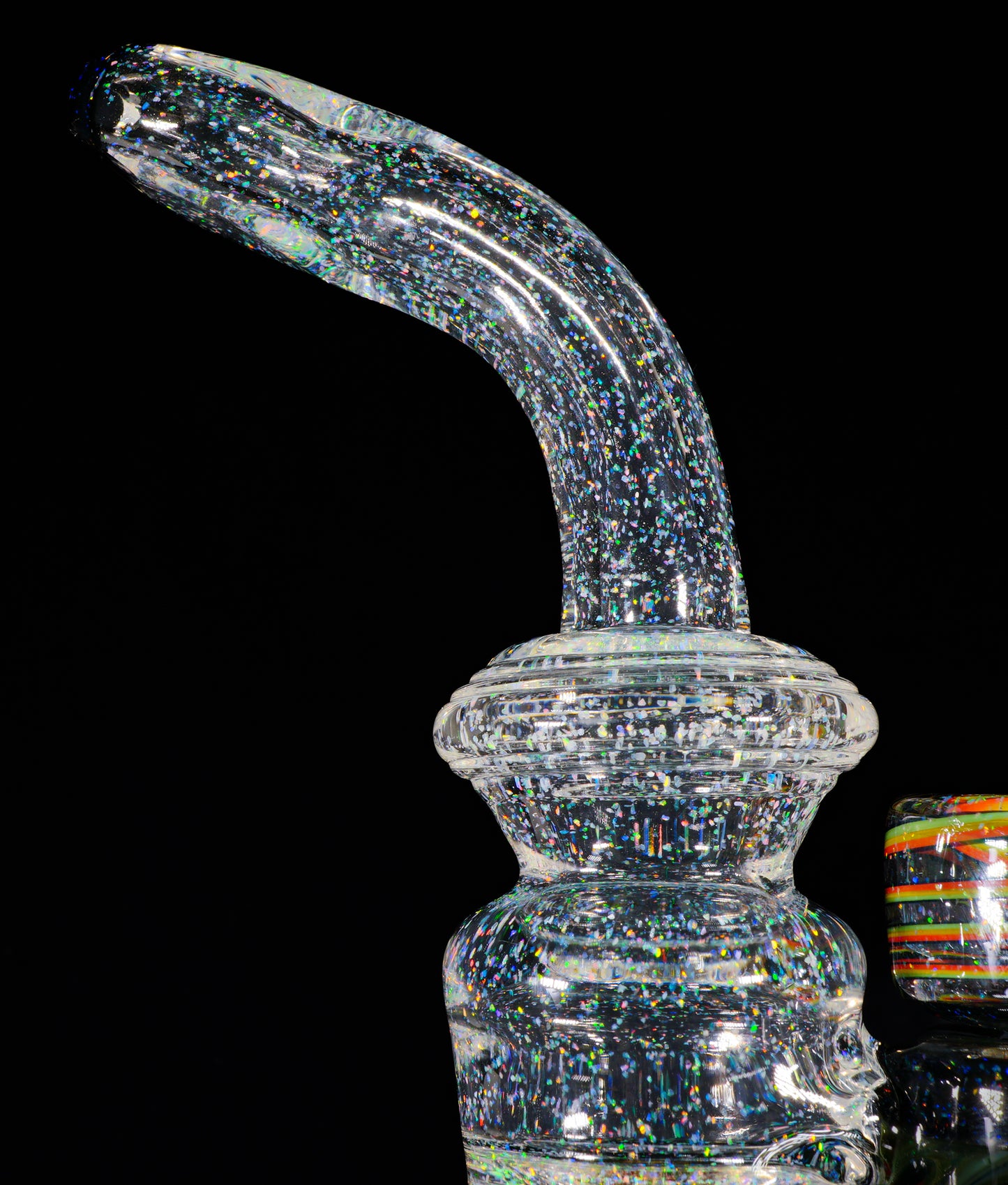 Crushed Opal Rasta Dotstack Venetian Series Re-Lock + Slide + Removable Base