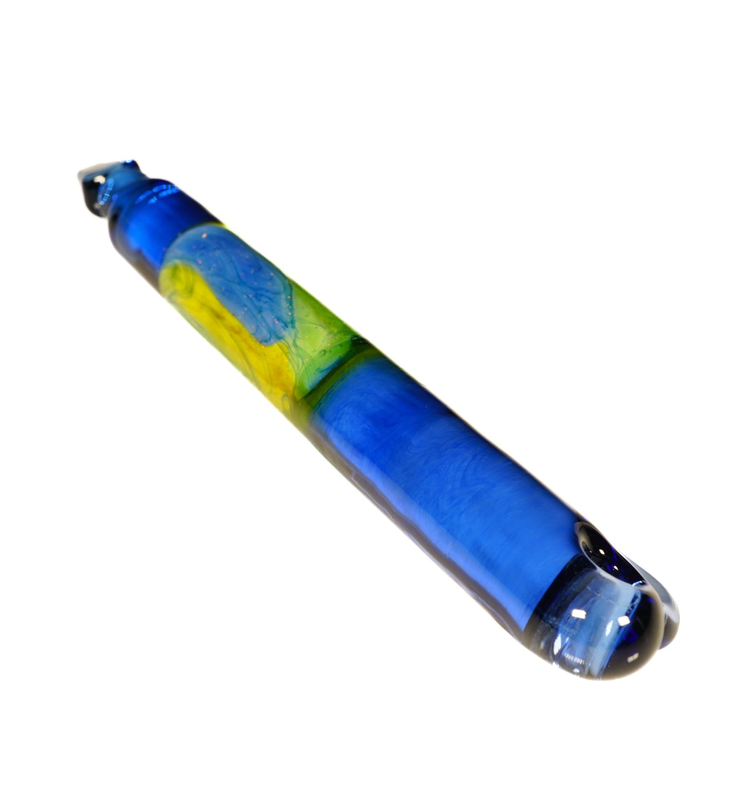 Blue Dream and Crushed Opal UV Scribble Chisel Tip Sharpie Dabber/Pendant