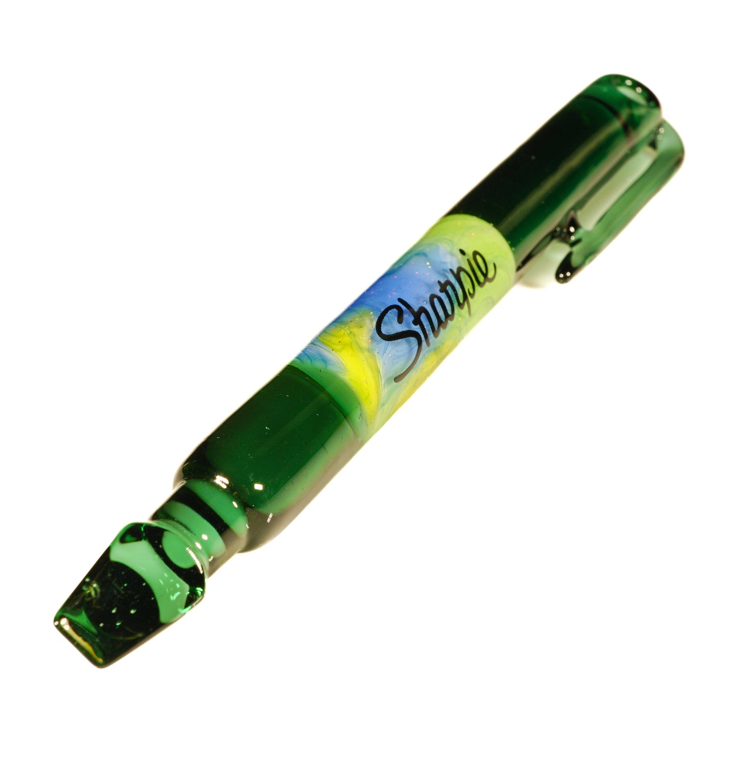 Atlantis and Crushed Opal UV Scribble Chisel Tip Sharpie Dabber/Pendant
